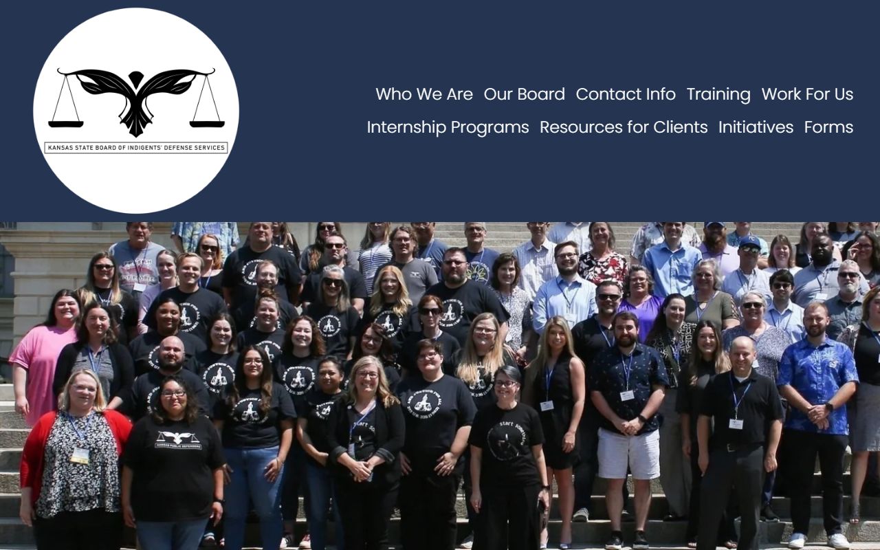 Kansas State Board of Indigents' Defense Services homepage