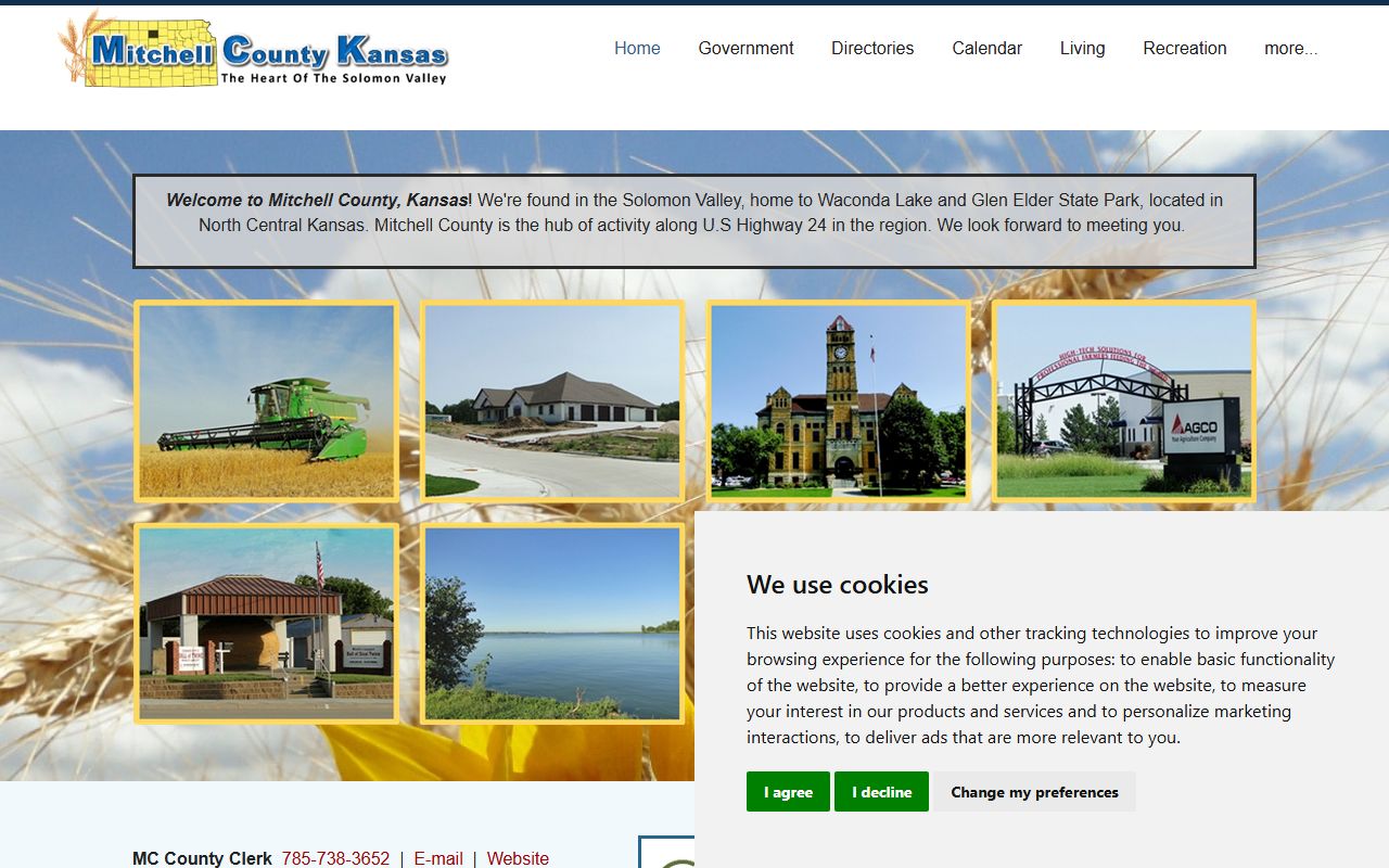 Mitchell County court records official county homepage