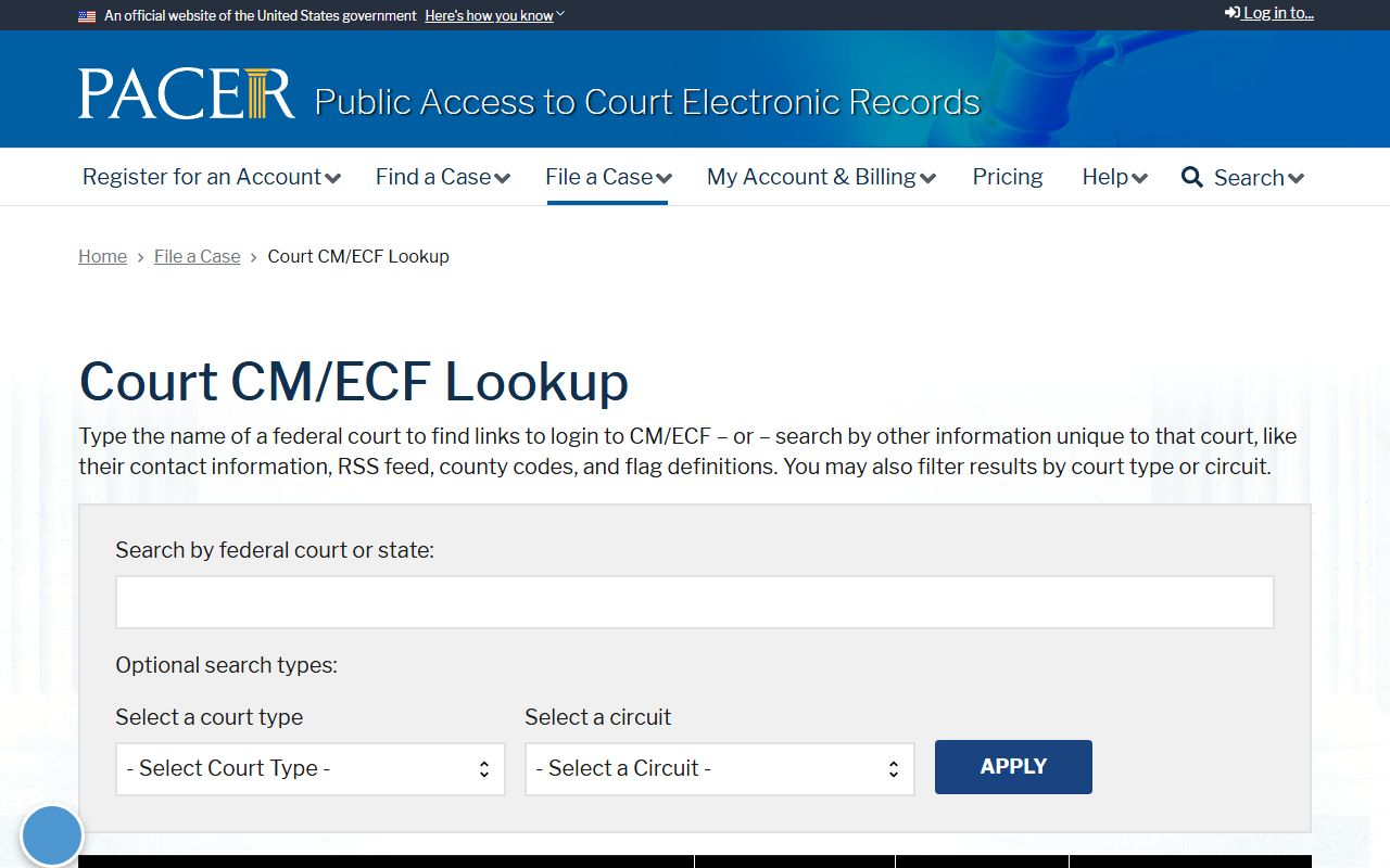 Mitchell County probate records PACER federal lookup distinction